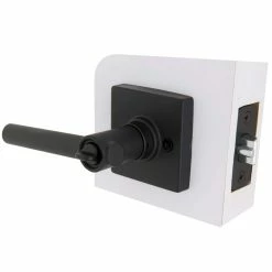 Defiant Highland Matte Black Keyed Entry Door Handle with Square Rose 17 Defiant Highland Matte Black Keyed Entry Door Handle with Square Rose -Barton Kramer Shop defiant entry door handles 32ld8x900a 4f 1000