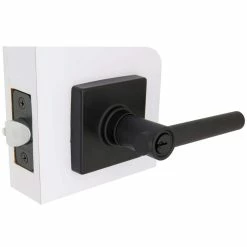 Defiant Highland Matte Black Keyed Entry Door Handle with Square Rose 14 Defiant Highland Matte Black Keyed Entry Door Handle with Square Rose -Barton Kramer Shop defiant entry door handles 32ld8x900a 66 1000