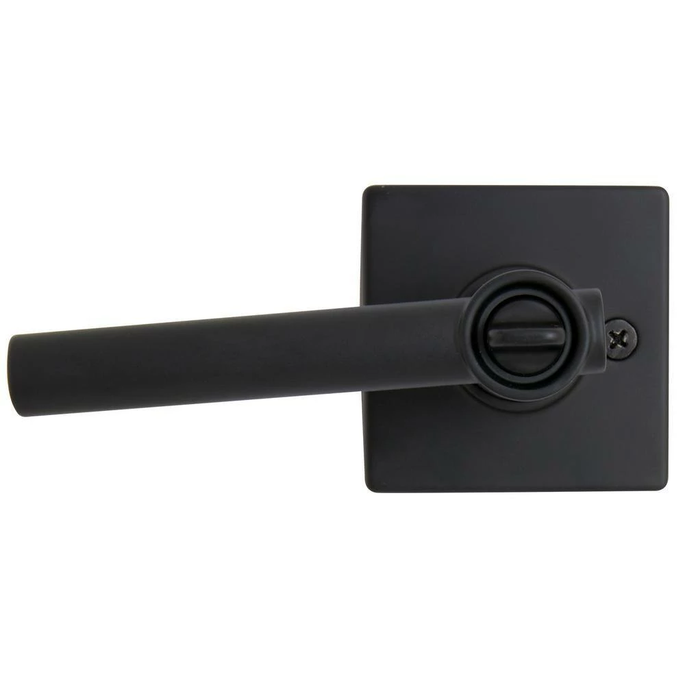 Defiant Highland Matte Black Keyed Entry Door Handle with Square Rose 12 Defiant Highland Matte Black Keyed Entry Door Handle with Square Rose - Image 10