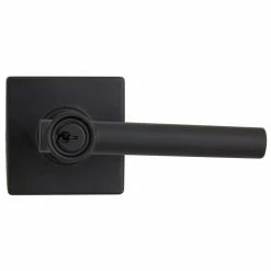 Defiant Highland Matte Black Keyed Entry Door Handle with Square Rose 20 Defiant Highland Matte Black Keyed Entry Door Handle with Square Rose -Barton Kramer Shop defiant entry door handles 32ld8x900a fa 1000