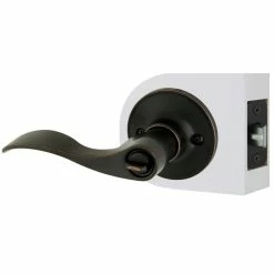 Defiant Simple Series Wave Aged Bronze Keyed Entry Door Handle -Barton Kramer Shop defiant entry door handles evlc2x700b 1f 1000