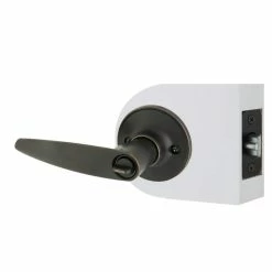 Defiant Simple Series Straight Aged Bronze Keyed Entry Door Handle -Barton Kramer Shop defiant entry door handles evlhx700b 1f 1000