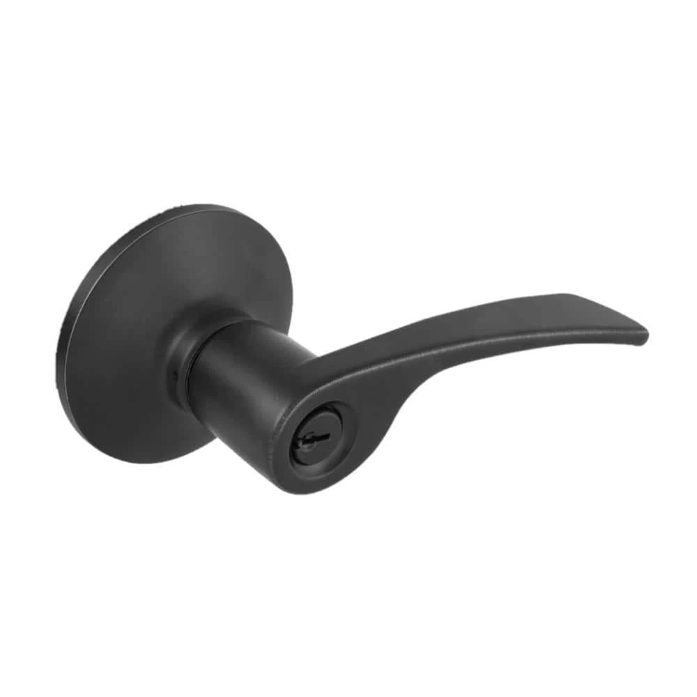 Defiant Kensington Matte Black Keyed Entry Door Handle 3 Defiant Kensington Matte Black Keyed Entry Door Handle