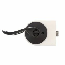 Defiant Burgundy Matte Black Keyed Entry Door Handle -Barton Kramer Shop defiant entry door handles ld5xk00b 40 1000