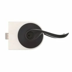 Defiant Burgundy Matte Black Keyed Entry Door Handle -Barton Kramer Shop defiant entry door handles ld5xk00b a0 1000
