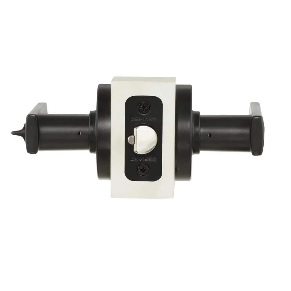 Defiant Westwood Matte Black Keyed Entry Door Handle with Round Rose 5 Defiant Westwood Matte Black Keyed Entry Door Handle with Round Rose - Image 3