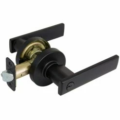 Defiant Westwood Matte Black Keyed Entry Door Handle with Round Rose 12 Defiant Westwood Matte Black Keyed Entry Door Handle with Round Rose -Barton Kramer Shop defiant entry door handles lp1xk00c 44 1000