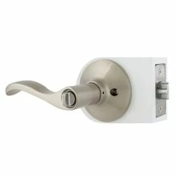Defiant Naples Satin Nickel Keyed Entry Door Handle -Barton Kramer Shop defiant entry door handles lyex200b 44 1000