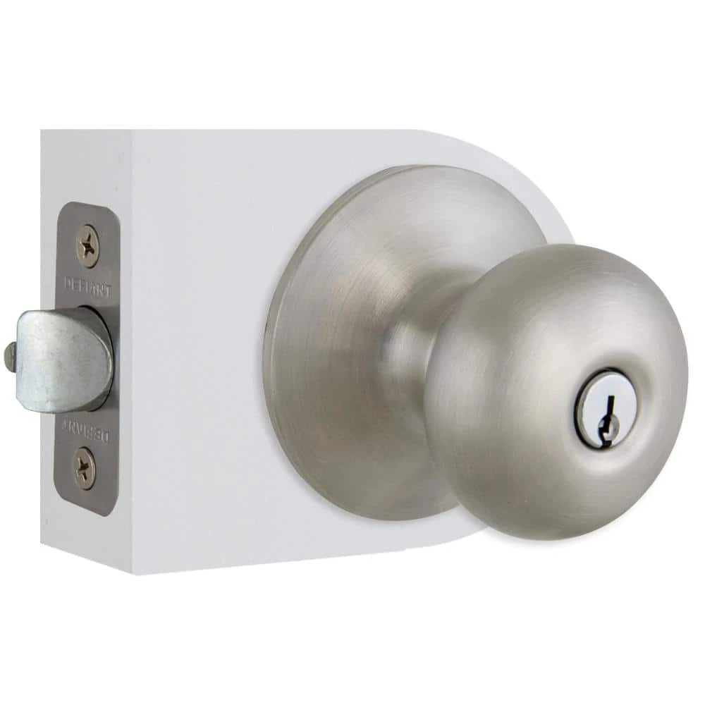 Defiant Berwick Stainless Steel Keyed Entry Door Knob 7 Defiant Berwick Stainless Steel Keyed Entry Door Knob - Image 5
