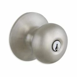 Barton Kramer Shop 14 Defiant Berwick Stainless Steel Keyed Entry Door Knob