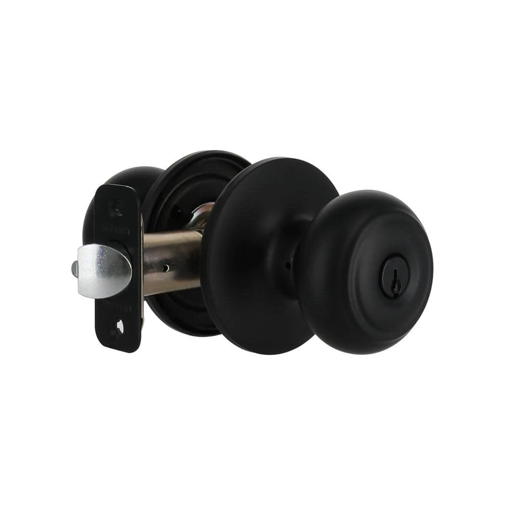 Defiant Hartford Matte Black Keyed Entry Door Knob 10 Defiant Hartford Matte Black Keyed Entry Door Knob - Image 8