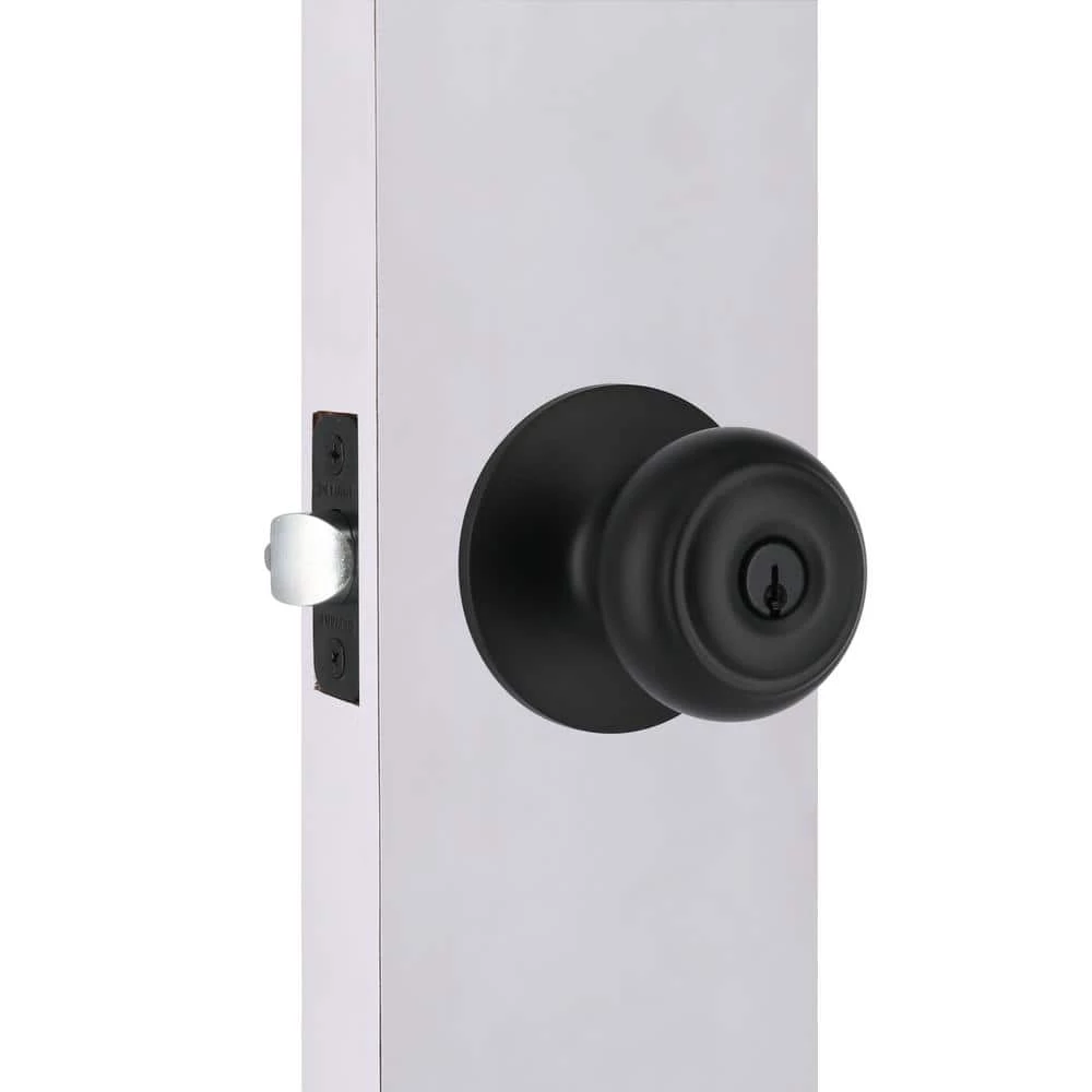 Defiant Hartford Matte Black Keyed Entry Door Knob 7 Defiant Hartford Matte Black Keyed Entry Door Knob - Image 5