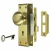 Defiant 2 in. Satin Brass Victorian Door Knob Mortise Lock Set -Barton Kramer Shop defiant entry door knobs 70422 64 1000