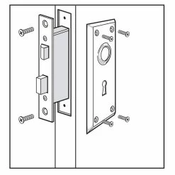 Defiant 2 in. Aged Bronze Victorian Glass Knob Mortise Set -Barton Kramer Shop defiant entry door knobs 70452 4f 1000