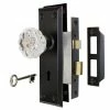Defiant 2 in. Aged Bronze Victorian Glass Knob Mortise Set -Barton Kramer Shop defiant entry door knobs 70452 64 1000