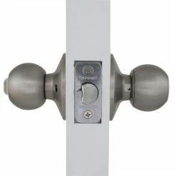 Defiant Saturn Stainless Steel Keyed Entry Door Knob -Barton Kramer Shop defiant entry door knobs t3600b 1f 1000