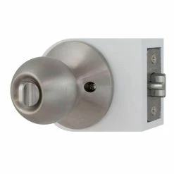 Defiant Saturn Stainless Steel Keyed Entry Door Knob -Barton Kramer Shop defiant entry door knobs t3600b 44 1000