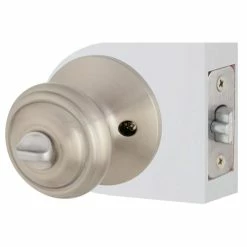 Defiant Madrid Satin Nickel Entry Keyed Door Knob (3-Pack) -Barton Kramer Shop defiant entry door knobs tdx200bxcd3 1f 1000