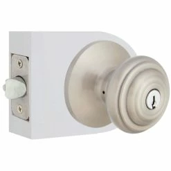 Defiant Madrid Satin Nickel Entry Keyed Door Knob (3-Pack) -Barton Kramer Shop defiant entry door knobs tdx200bxcd3 c3 1000