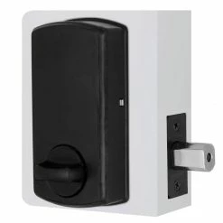 Defiant Matte Black Single Cylinder Electronic Touchscreen Deadbolt -Barton Kramer Shop defiant keyless deadbolts 32ga5xkd01bb 1f 1000