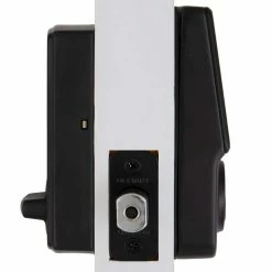 Defiant Matte Black Single Cylinder Electronic Touchscreen Deadbolt -Barton Kramer Shop defiant keyless deadbolts 32ga5xkd01bb 4f 1000