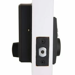 Defiant Square Matte Black Electronic Single Cylinder Keypad Deadbolt -Barton Kramer Shop defiant keyless deadbolts 32ga8x9d01aa 4f 1000