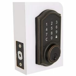 Defiant Castle Aged Bronze Electronic Single Cylinder Keypad Deadbolt -Barton Kramer Shop defiant keyless deadbolts 32gc1x7d01aa c3 1000
