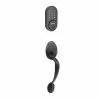 Defiant Wilmington Matte Black Door Handleset with Round Smart Hubspace Wi-Fi Deadbolt and Hartford Interior Knob -Barton Kramer Shop defiant keyless locksets 32hy7x9gzb 64 1000