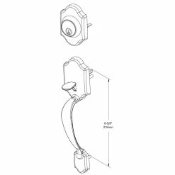 Defiant Springfield Single Cylinder Polished Brass Door Handleset with Mushroom Knob -Barton Kramer Shop defiant knob handlesets 32hc7g1 a0 1000
