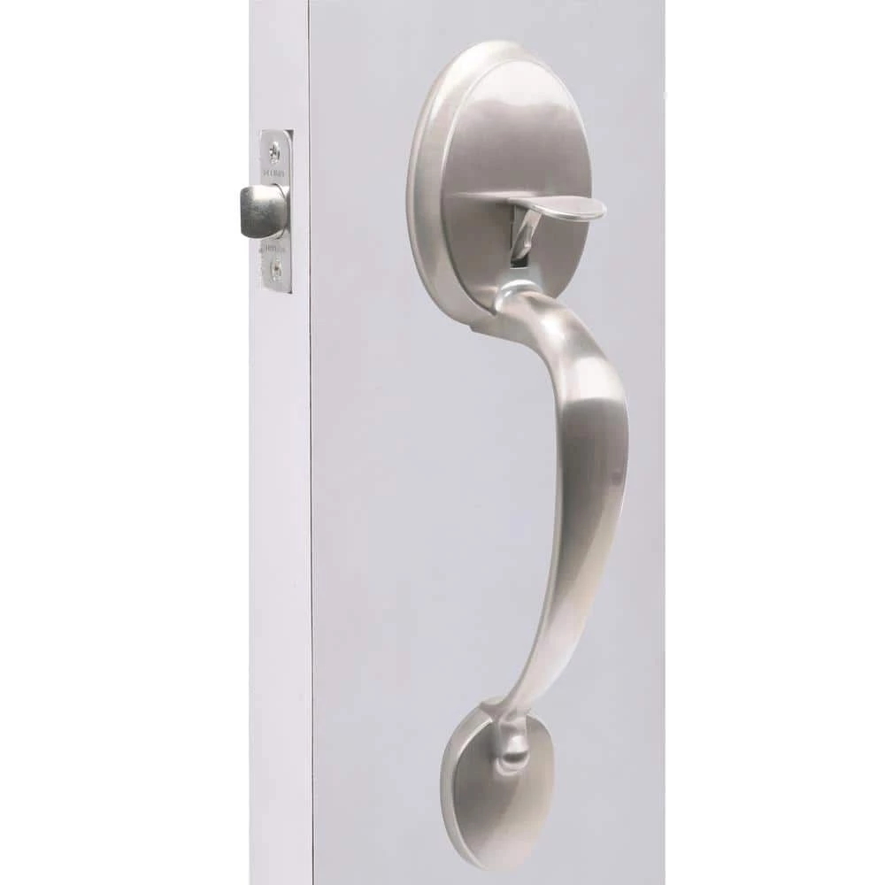 Defiant Wilmington Satin Nickel Door Handleset with Hartford Knob 6 Defiant Wilmington Satin Nickel Door Handleset with Hartford Knob - Image 4