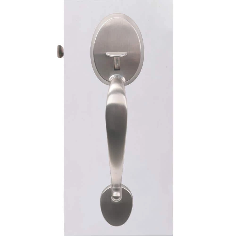 Defiant Wilmington Satin Nickel Door Handleset with Hartford Knob 5 Defiant Wilmington Satin Nickel Door Handleset with Hartford Knob - Image 3