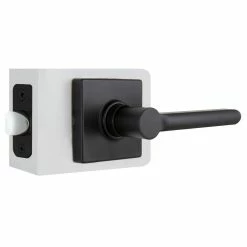 Defiant Tonbridge Matte Black Hall and Closet Door Handle with Square Rose (4-Pack) 11 Defiant Tonbridge Matte Black Hall and Closet Door Handle with Square Rose (4-Pack) -Barton Kramer Shop defiant passage door handles 32ld6x903bad4 c3 1000