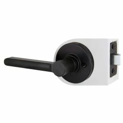 Defiant Tonbridge Matte Black Hall and Closet Door Handle with Round Rose (4-Pack) -Barton Kramer Shop defiant passage door handles 32ld6x903bcd4 1f 1000
