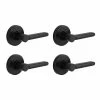 Defiant Tonbridge Matte Black Hall and Closet Door Handle with Round Rose (4-Pack) 1 Defiant Tonbridge Matte Black Hall and Closet Door Handle with Round Rose (4-Pack) -Barton Kramer Shop defiant passage door handles 32ld6x903bcd4 64 1000
