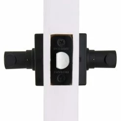 Defiant Highland Matte Black Hall and Closet Door Lever with Square Rose -Barton Kramer Shop defiant passage door handles 32ld8x903a c3 1000