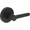 Defiant Highland Matte Black Hall and Closet Door Lever with Round Rose -Barton Kramer Shop defiant passage door handles 32ld8x903c 64 1000