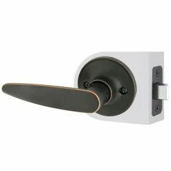 Defiant Simple Series Straight Aged Bronze Hall/Closet Door Handle (10-Pack) 13 Defiant Simple Series Straight Aged Bronze Hall/Closet Door Handle (10-Pack) -Barton Kramer Shop defiant passage door handles evlhx703bdf 1f 1000