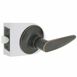 Defiant Simple Series Straight Aged Bronze Hall/Closet Door Handle (10-Pack) 11 Defiant Simple Series Straight Aged Bronze Hall/Closet Door Handle (10-Pack) -Barton Kramer Shop defiant passage door handles evlhx703bdf c3 1000