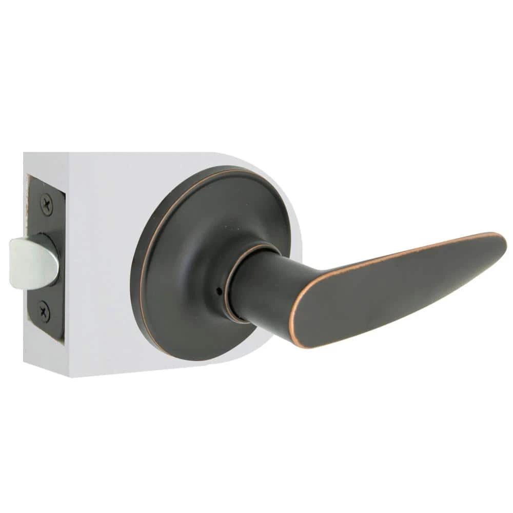 Defiant Simple Series Straight Aged Bronze Hall/Closet Door Handle (10-Pack) 5 Defiant Simple Series Straight Aged Bronze Hall/Closet Door Handle (10-Pack) - Image 3