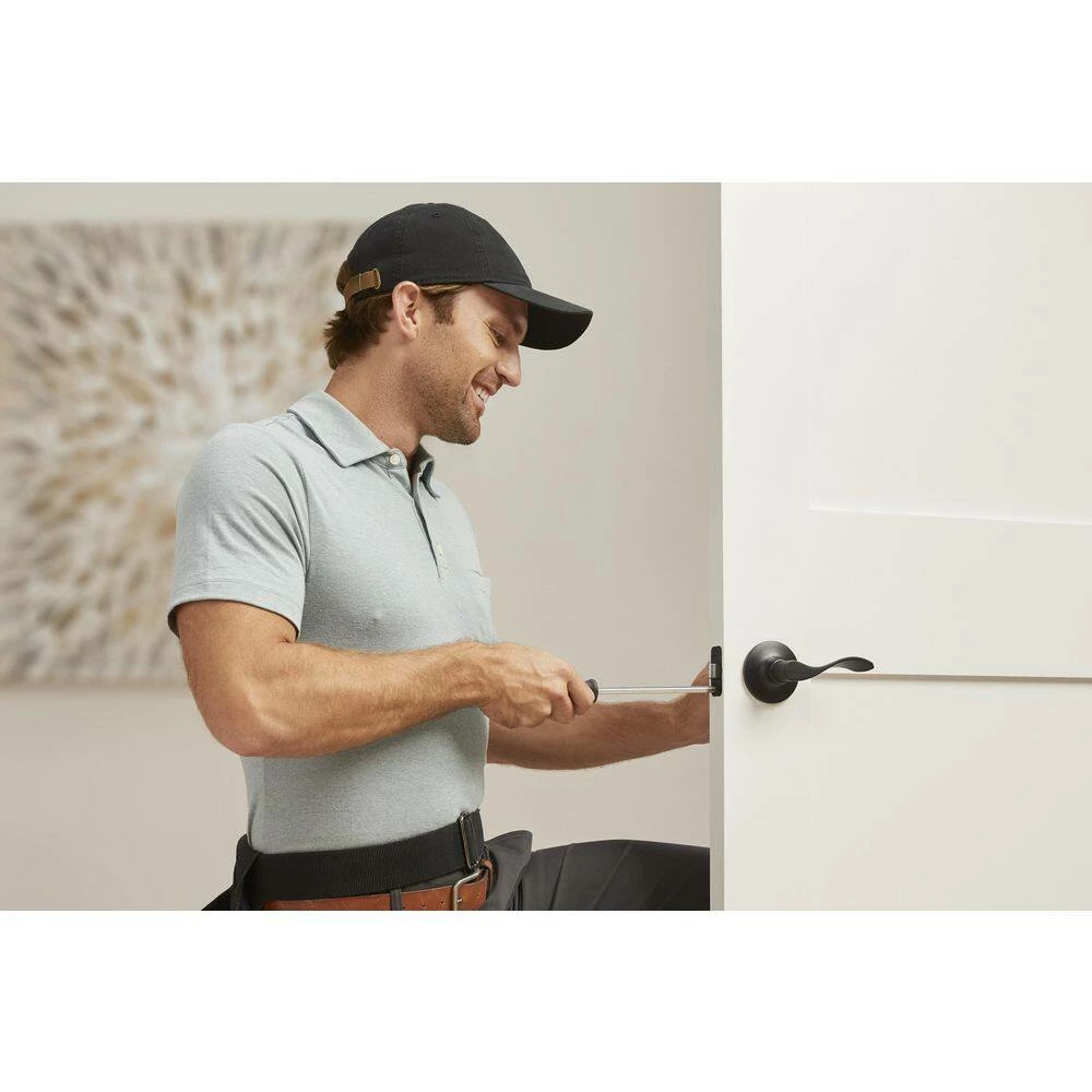 Defiant Zacoti Matte Black Hall/Closet Door Handle 12 Defiant Zacoti Matte Black Hall/Closet Door Handle - Image 10