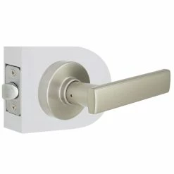 Defiant Westwood Satin Nickel Hall/Closet Door Lever with Round Rose -Barton Kramer Shop defiant passage door handles lp1x203c c3 1000