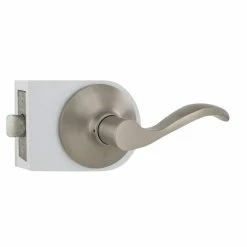 Defiant Naples Satin Nickel Hall and Closet Passage Door Handle -Barton Kramer Shop defiant passage door handles lyex203b 4f 1000