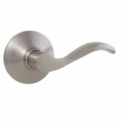 Defiant Naples Satin Nickel Hall and Closet Passage Door Handle