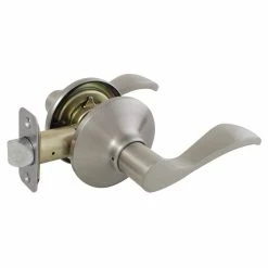 Defiant Naples Satin Nickel Hall and Closet Passage Door Handle -Barton Kramer Shop defiant passage door handles lyex203b 76 1000