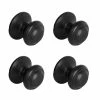 Defiant Madrid Matte Black Hall and Closet Door Knob (4-Pack) 1 Defiant Madrid Matte Black Hall and Closet Door Knob (4-Pack) -Barton Kramer Shop defiant passage door knobs 32tdx930bxcd4 64 1000