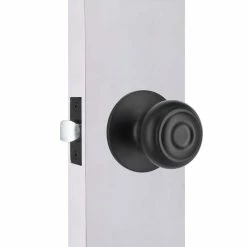 Defiant Hartford Matte Black Hall/Closet Door Knob -Barton Kramer Shop defiant passage door knobs 32tgx930b c3 1000