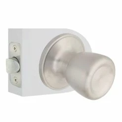 Defiant Simple Series Bell Stainless Steel Hall and Closet Door Knob -Barton Kramer Shop defiant passage door knobs evtr630b c3 1000