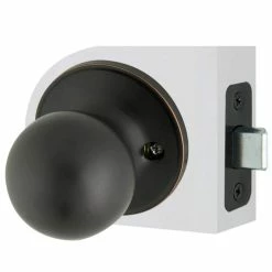 Defiant Simple Series Ball Aged Bronze Hall and Closet Door Knob -Barton Kramer Shop defiant passage door knobs evtwx730b 1f 1000