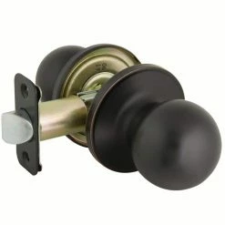 Defiant Simple Series Ball Aged Bronze Hall and Closet Door Knob -Barton Kramer Shop defiant passage door knobs evtwx730b 44 1000