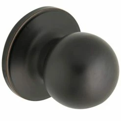 Defiant Simple Series Ball Aged Bronze Hall and Closet Door Knob